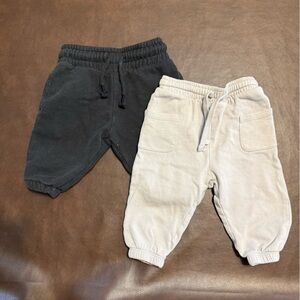 Next Kids Black and Cream Joggers